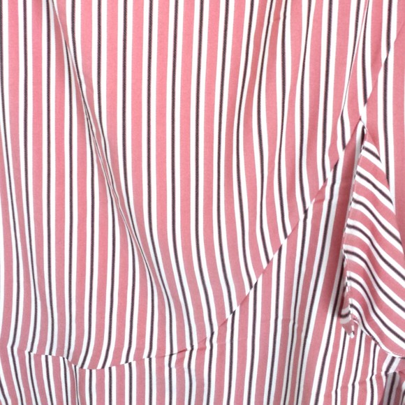 Ted Baker Women Coryn Layered Striped Midi Pink Ruffled Stripe Skirt size 12 NWT - Picture 7 of 12